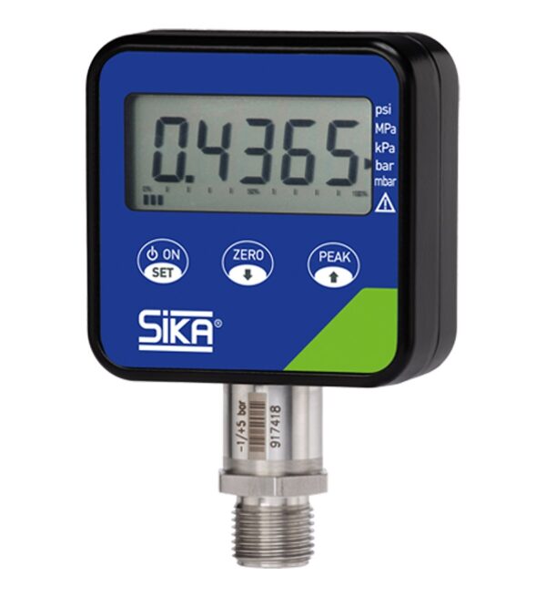 Digital manometer typ P: Utgången