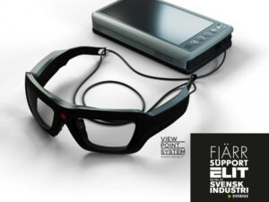 Glasögon med eyetracking för fjärrsupport