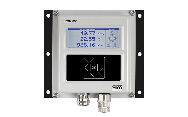 Med RCM 890 kan du övervaka temp, fukt och tryck i tuffa industriella miljöer