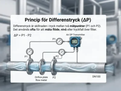 Schematisk bild på difftryck