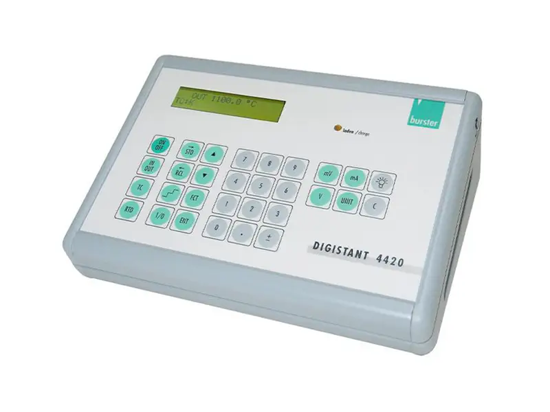BURSTER Digistant-4420-1. Simulering och mätning av spänningar, strömmar, temperaturer och resistanser